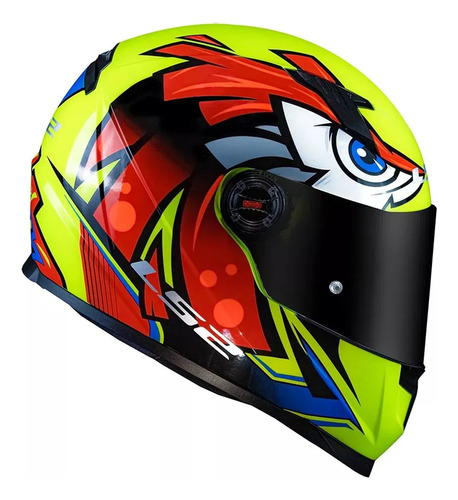 Capacete Ls2 Ff358 Tribal Yellow Ganhe + 1 Viseira Extra