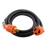 Cable Extensión Ac Works [l530pr] Soow 10/3 Nema L5-30 30a