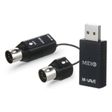 Adaptador Midi Inalámbrico Interfaz Midi Cable Midi Ms...