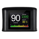 Aviso De Velocidade De Temperatura Do Lazhu Obd2 P10 Hud