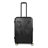 Maleta Donna Karan Mediana Lucerna 18kg Negra Dkny