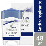 Pack X 3 Unid Antitranspirante  Clinical Masculin Rexona