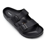 Sandalias Andrea Ferrato Hombre Caballero Negras Playa Mule