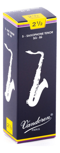 Cajas De Cañas Saxo Tenor Tradicional Nº2.5 Sr2225 Vandoren