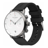 Reloj Hombre Nordgreen 4 Cuarzo 42mm Pulso Negro En Caucho