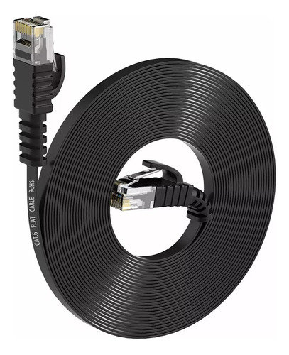 Cable Negro 20 Mts Categoría Cat6 Utp Rj45 Ethernet Internet