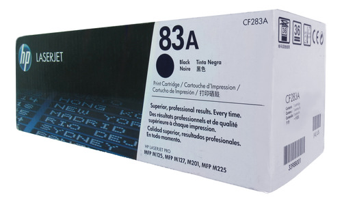 Toner 100%original Hp 83a Negro Original Facturado