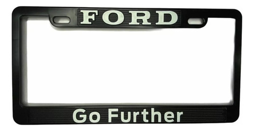 Portas Placas Para Ford Go Further Universal Plastico Negro