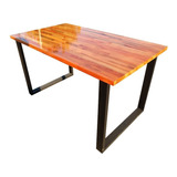 Mesa O Escritorio Hierro Y Madera Dura 160 X 80. Fabricante