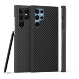 Funda De Fibra De Carbono Para Samsung S22 Ultra Negro