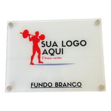 Placa Personalizada Nome/logo/marca Em Acrílico