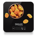 Balança De Cozinha Digital Biscuitt Exacta Até 15kg Glass Capacidade Máxima 15 Kg Cor Preto