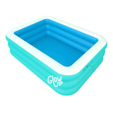 Piscina Inflable Glowup 150x105x50 + Inflador