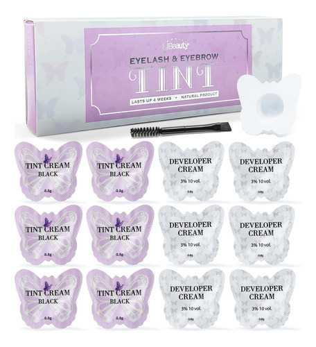 Kit De Tinte Para Cejas Libeauty Lashes Professional Fast