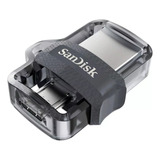 Pen Drive 128gb Dual Drive Usb 3.0 Celular+noteb Sandisk Nfe