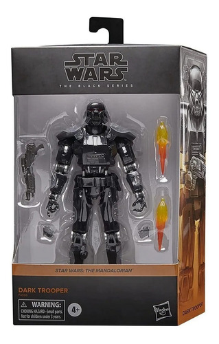 Figura Dark Trooper Star Wars The Mandalorian - Black Series