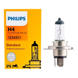 Lampara Philips H4 Standard 12v 60/55w P43t-38 12342c1 