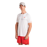 Remera Babolat Hombre Dry Vertuo 2 Original Bco/grs