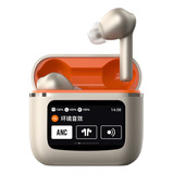 Auriculares Bluetooth T68 Pro Anc, Pantalla Táctil Lcd, Hifi