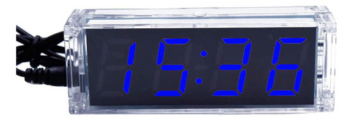 Kit Para Armar Reloj Digital Experimento Led Azul Hobb