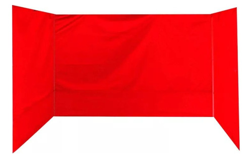 Lona Lateral Para Toldo Plegable 3x3 Tipo Araña Rojo