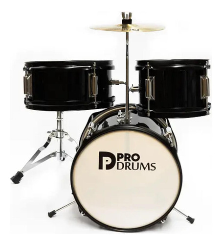 Bateria Junior 3 Piezas Pro Drums Prd01-bk