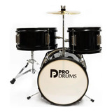 Bateria Junior 3 Piezas Pro Drums Prd01-bk