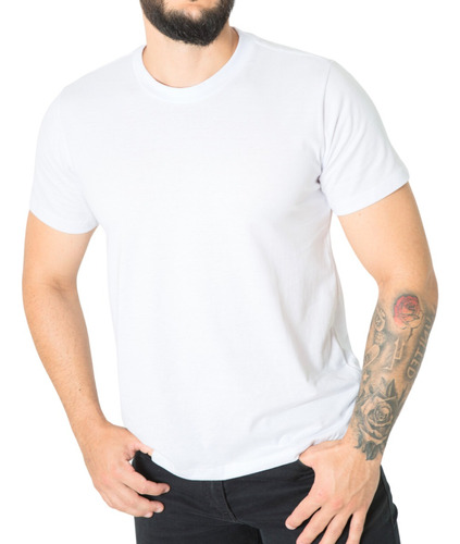 Camiseta De Algodão Masculina Básica Lisa Atacado