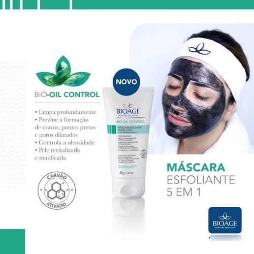 Esfoliante Poros Dilatados Mascara Negra 5 X 1 Bioage
