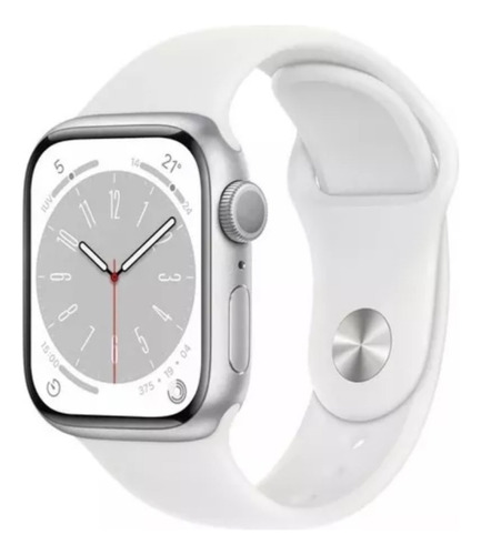 Smartwatch Apple Watch Series 8 41mm + Celular Alumínio 