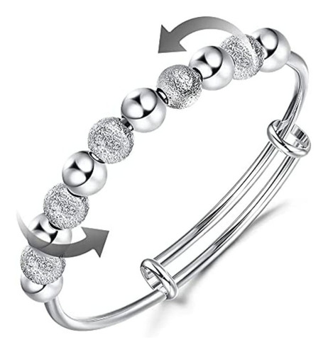 Pulsera Plata Mujer Brazalete Plata Elegante + Empaque