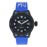 Reloj Para Hombre Nautica *flag Black Dial*.