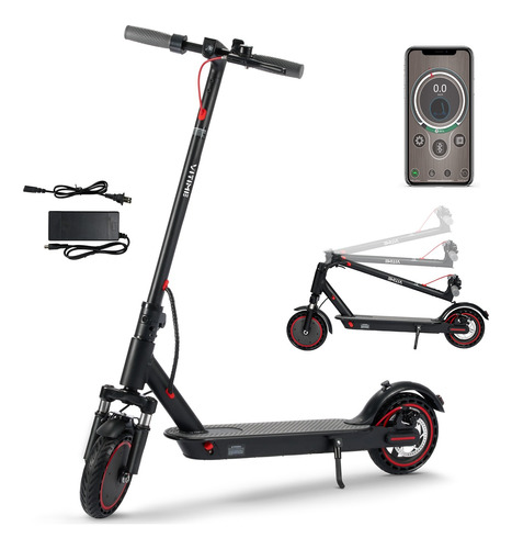 Scooter Eléctrico Plegable Control De Bluetooth 30km/h 350w