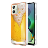 Funda De Tpu Draft Beer Imd Para Motorola Moto G54