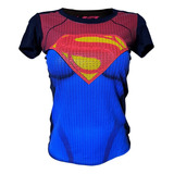 Playera Supergirl Superchica Dc Comics Crossfit Licra 