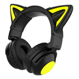 Cat Ear Wireless Bluetooth Headset Earphone Headphones