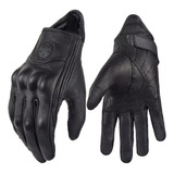 Guantes De Moto De Cuero Retro Para Hombre Y Mujer, Verano