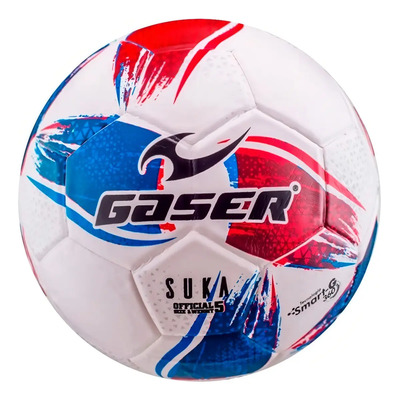 Balon De Futbol Gaser Suka #5 Blanco\u002Fazul\u002Frojo Blanco\u002Fazul\u002Frojo | MercadoLibre