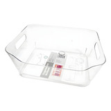 Organizador Acrilico Multiuso Heladera C/asa 30x21x12,5 Cm