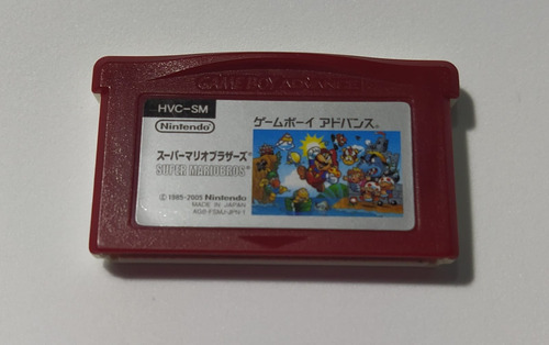 Juego Game Boy Advance Super Mario Bros (japones)