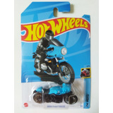 Hot Wheels Bmw R Nine T Racer Moto Retro 2/5 Th Azul Mt3