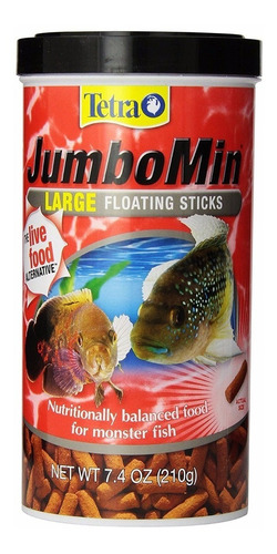 Tetra Jumbo Min Large 210g Alimento Peces Ciclidos Pecera