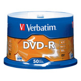 Dvd-r Verbatim 95101 Azo 4.7gb 120min 16x Con 50pzas
