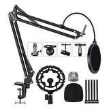 Soporte De Micrófono Para Blue Yeti, Snowball, Boom Arm Scis