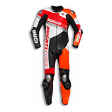 Traje De Piel Ducati Corse Power K2 Perforado Negro/rojo/bla