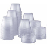 200 Juegos - 4 Oz. Vasos De Plástico Desechables Para Porcio