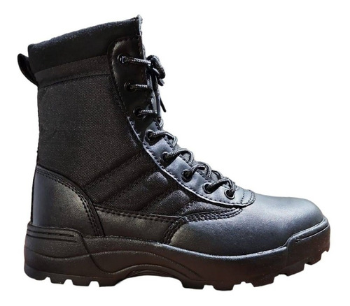 Bota Swat Táctica Militar Caza Coyote-negro Airsoft