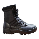 Bota Swat Táctica Militar Caza Coyote-negro Airsoft