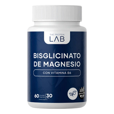 Bisglicinato De Magnesio Vitamina B6 The Protein Lab 60 Cáps Neutro | Mismo precio en cuotas