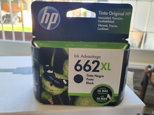 Cartucho Para Impresora Hp 662 Xl Negro Caja Cerrada.